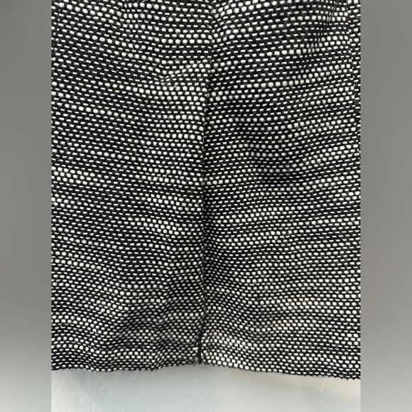LOFT | Ann Taylor Black White Tweed Wool Pencil Skirt | Size 6 - Picture 3 of 6